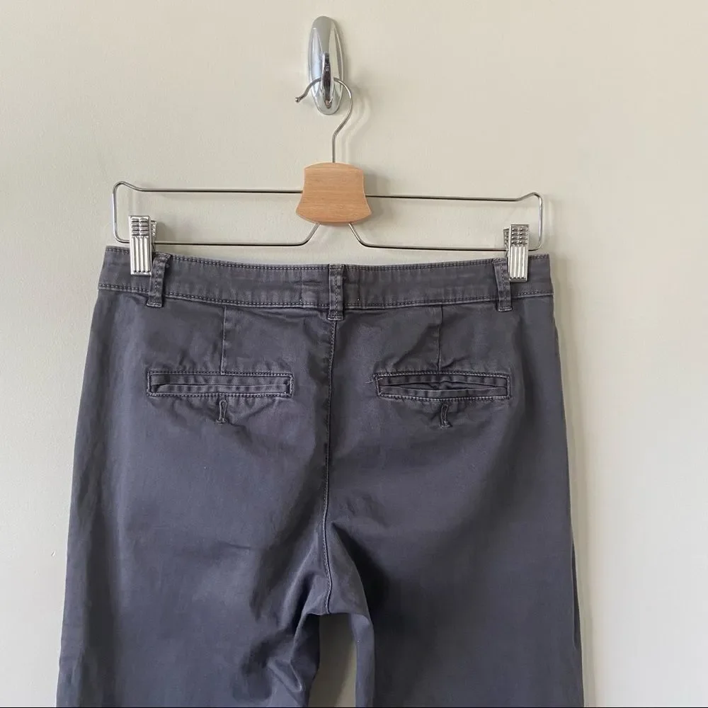Anthropologie-chino Dark Grey Aztec Side Stripe Trouser (Size:26) - Picture 6 of 10